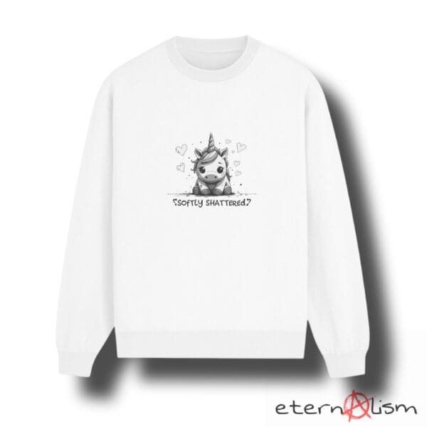 Ghostcore Graphic "Softly Shattered" Unicorn Sweater - Image 2