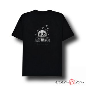 Ghostcore "Even Silence Feels" Graphic Panda Tee
