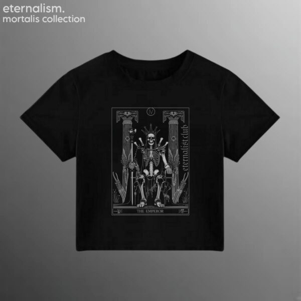 Mortalis Tarot Crop Tee - The Emperor
