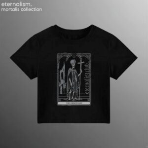 Mortalis Tarot Crop Tee - The Hierophant