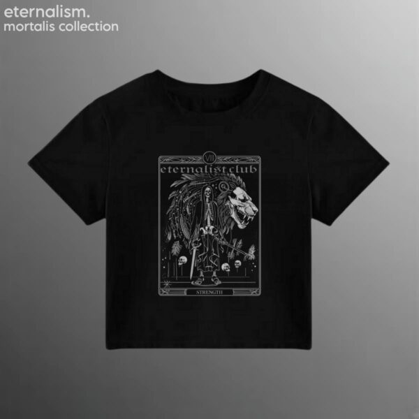 Mortalis Tarot Crop Tee - Strength