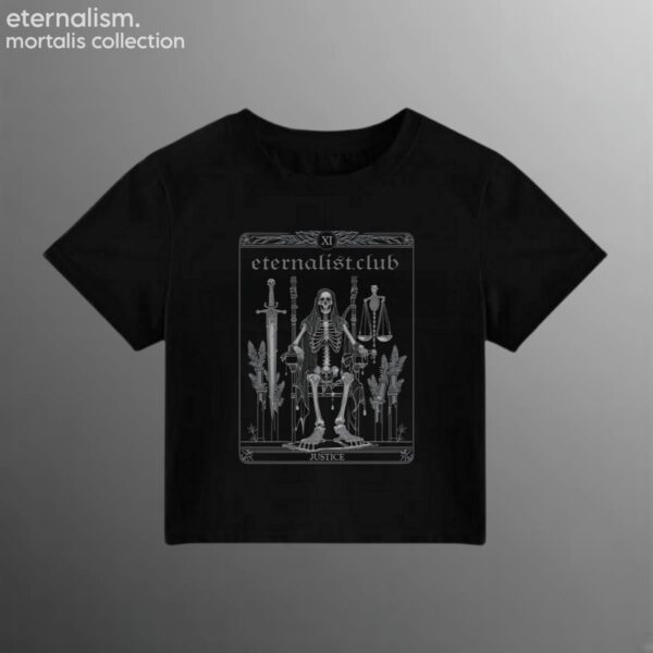 Mortalis Tarot Crop Tee - Justice