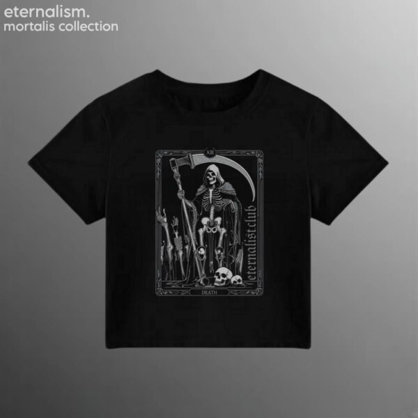 Mortalis Tarot Crop Tee - Death