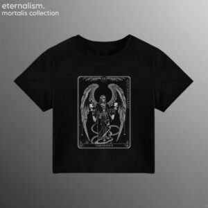 Mortalis Tarot Crop Tee - Temperance