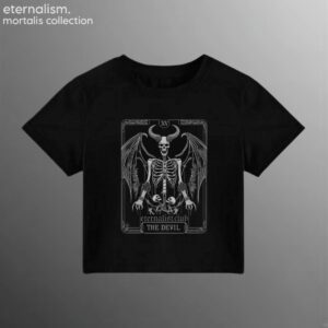 Mortalis Tarot Crop Tee - The Devil