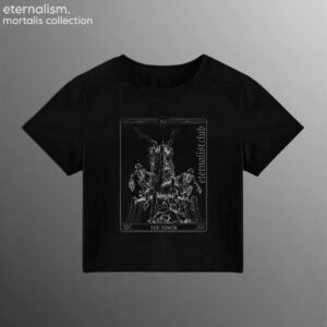 Mortalis Tarot Crop Tee - The Tower