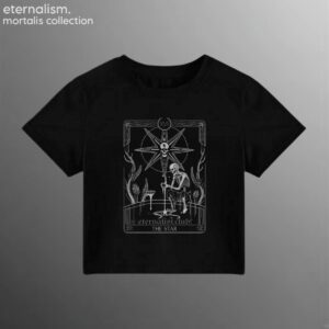 Mortalis Tarot Crop Tee - The Star