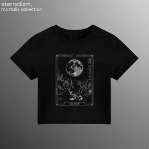 Mortalis Tarot Crop Tee - The Moon