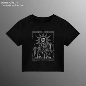 Mortalis Tarot Crop Tee - The Sun