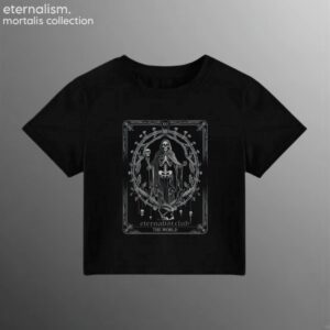 Mortalis Tarot Crop Tee - The World