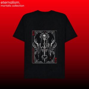 Mortalis Tee - The Queen Of Clubs