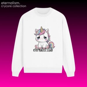Crycore Sweater - Sad Unicorn (Front)