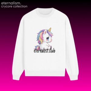 Crycore Sweater - Sad Unicorn (Side)