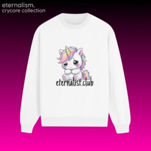 Crycore Sweater - Sad Unicorn With Teary Eyes