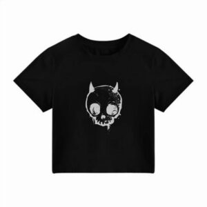 Devil Skull Crop Tee
