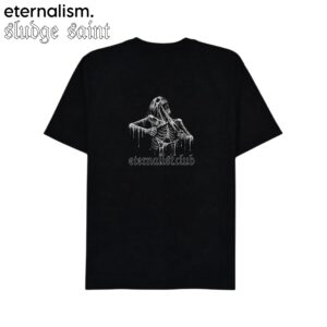 SLUDGE SAINT OVERSIZED T-SHIRT - GORE SKULL