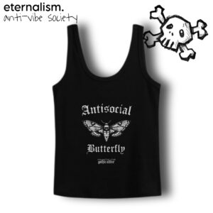 anti-vibe sleeveless - antisocial butterfly