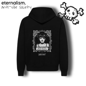 anti-vibe hoodie - goth girls taste better