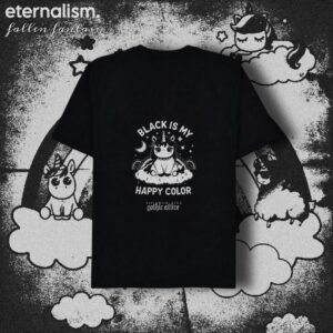[fallen fantasy] t-shirt - black is my happy color