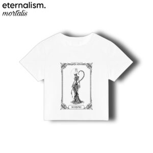 [mortalis. zodiac] crop tee - scorpio